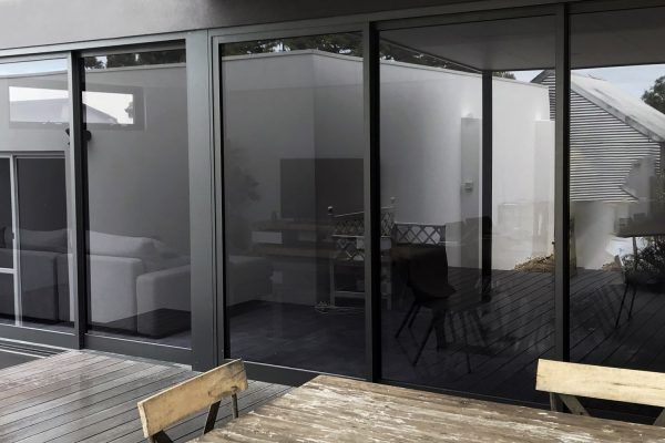 Example of Aluminium sliding doors available from Elevate Windows Perth