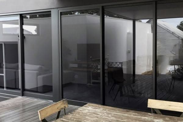 Example of Aluminium sliding doors available from Elevate Windows Perth